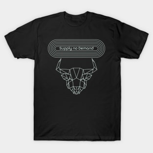 supply no demand - bull geomettric T-Shirt